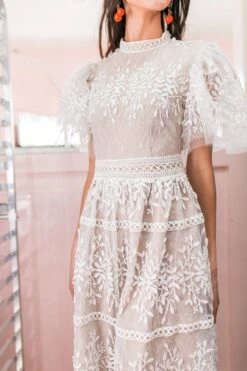 Sicily Dress With Flutter Sleeves - FINAL SALE -CINZ Clothing Shop LOVERS22 WONDERSTRUCKANDSICILY S 45 161 585076