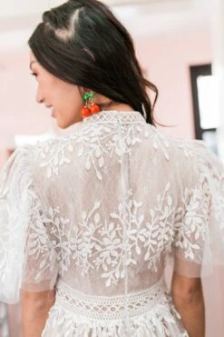 Sicily Dress With Flutter Sleeves - FINAL SALE -CINZ Clothing Shop LOVERS22 WONDERSTRUCKANDSICILY S 47 163 436946