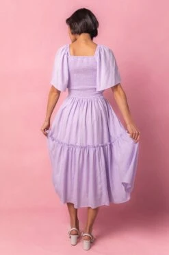 Lennon Dress In Lavender -CINZ Clothing Shop LennonLav Studio Easter24 9 338118