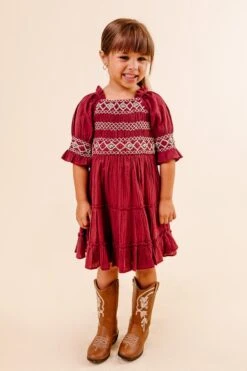 Mini Liesl Dress In Red - FINAL SALE -CINZ Clothing Shop LisleMidiRed Studio F23 11 842019