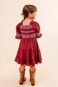 Mini Liesl Dress In Red - FINAL SALE -CINZ Clothing Shop LisleMidiRed Studio F23 12 544058