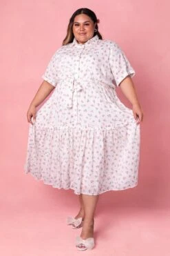 Lola Midi Dress -CINZ Clothing Shop Lola Studio Spring1 1 461257