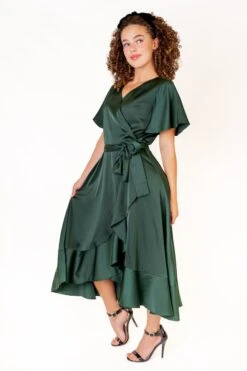 Maggie Dress In Emerald -CINZ Clothing Shop MaggieEmerald Studio F23 4 256194