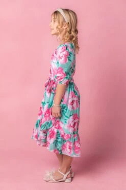 Mini Mi Amor Dress In Green -CINZ Clothing Shop MiAmore studio easter24 09 729608