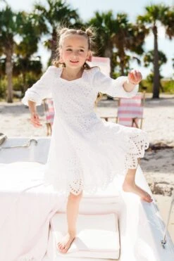 Mini Naomi Eyelet Dress -CINZ Clothing Shop Naomi Florida SS23 02 333499