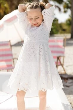 Mini Naomi Eyelet Dress -CINZ Clothing Shop Naomi Florida SS23 26 469360