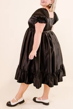 Coco Dress In Black - FINAL SALE -CINZ Clothing Shop Noir Collection 129 535063