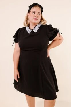 Vidita Dress - FINAL SALE -CINZ Clothing Shop Noir Collection 190