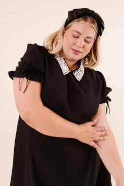 Vidita Dress - FINAL SALE -CINZ Clothing Shop Noir Collection 192