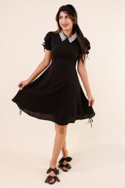 Vidita Dress - FINAL SALE -CINZ Clothing Shop Noir Collection 198
