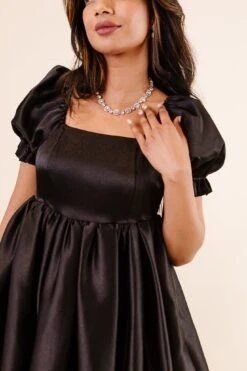 Coco Dress In Black - FINAL SALE -CINZ Clothing Shop Noir Collection 224