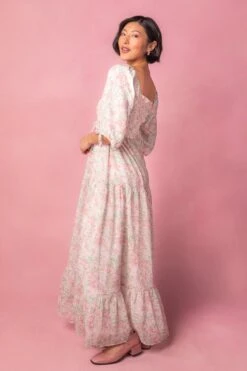 Nora Dress In Spring Watercolor -CINZ Clothing Shop NoraWatercolor Studio Easter24 06 483177