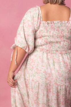 Nora Dress In Spring Watercolor -CINZ Clothing Shop NoraWatercolor Studio Easter24 10 759707