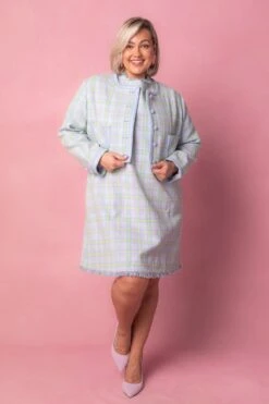 Reese Shift Dress In Periwinkle Blue -CINZ Clothing Shop Reese Studio Easter24 5 625075
