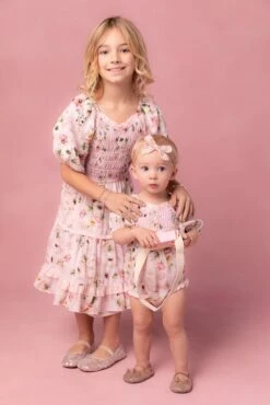 Mini Roselyn Dress In Pink -CINZ Clothing Shop RoselynPink Studio 1 2 233152