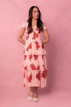 Roses Are Red Dress - FINAL SALE -CINZ Clothing Shop RosesRed 1