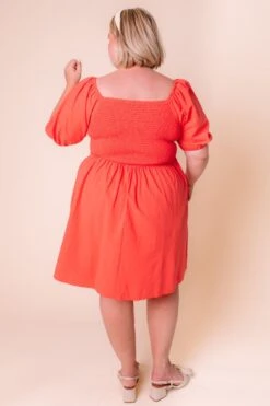 Sage Dress In Coral - FINAL SALE 26 Sage Dress In Coral - FINAL SALE -CINZ Clothing Shop SageinCoral Studio SS23 16 344567