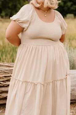 Sienna Dress In Cream - FINAL SALE -CINZ Clothing Shop SiennaCream ConradRanch F23 20