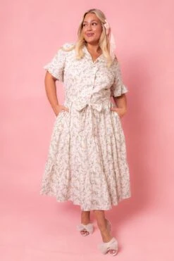 Sutton Dress Made With Liberty Fabric -CINZ Clothing Shop SuttonDress Studio LibertyLondon24 12