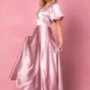 Tessie Dress In Blush -CINZ Clothing Shop TessieBlush6 193780