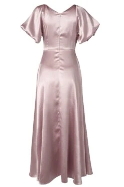 Tessie Dress In Blush -CINZ Clothing Shop TessieDressinBlushSatin2