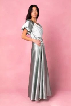 Tessie Dress In Sage -CINZ Clothing Shop TessieSage6 320765