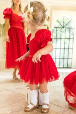 Baby Ballerina Dress Set In Red - FINAL SALE -CINZ Clothing Shop WEB HOLIDAY1 ballerinared 4169 909239