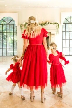 Baby Ballerina Dress Set In Red - FINAL SALE -CINZ Clothing Shop WEB HOLIDAY1 ballerinared 4244 688549