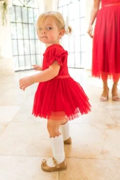 Baby Ballerina Dress Set In Red - FINAL SALE -CINZ Clothing Shop WEB HOLIDAY1 ballerinared 4286 451512