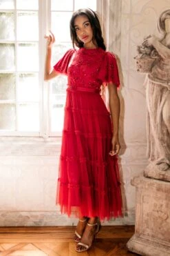 Anastasia Dress - FINAL SALE -CINZ Clothing Shop WEB Holiday ch2 ANASTASIARED 4752 138106