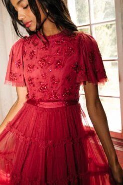 Anastasia Dress - FINAL SALE -CINZ Clothing Shop WEB Holiday ch2 ANASTASIARED 4773 623304