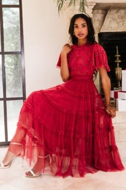 Anastasia Dress - FINAL SALE -CINZ Clothing Shop WEB Holiday ch2 ANASTASIARED 4781 482771