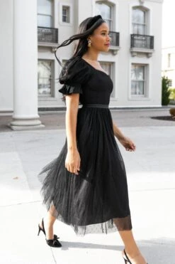 Ballerina Dress In Black -CINZ Clothing Shop WEB IVY NOIRCOLLECTION3 108 576537