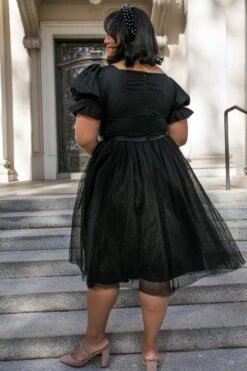 Ballerina Dress In Black -CINZ Clothing Shop WEB IVY NOIRCOLLECTION3 13 786538
