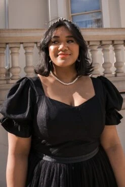 Ballerina Dress In Black -CINZ Clothing Shop WEB IVY NOIRCOLLECTION3 14 624934