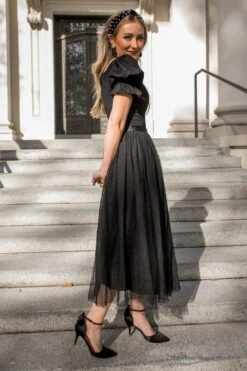 Ballerina Dress In Black -CINZ Clothing Shop WEB IVY NOIRCOLLECTION3 56 452103