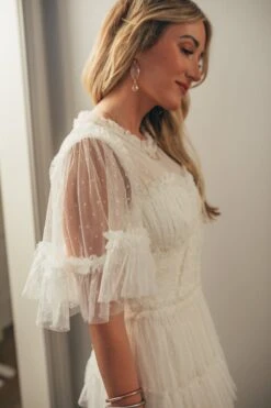 Whimsical Dress In White -CINZ Clothing Shop WEB IVYCITY DRESSES HOLIDAY2021 150 393709