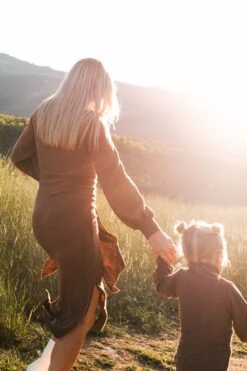 Jensen Dress In Mocha - FINAL SALE -CINZ Clothing Shop WEB JensenDress FW23 LindsayArnold 14