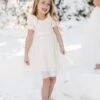Mini Ballerina Dress In White -CINZ Clothing Shop WEB WINTERWHITES BALLERINA 23 816610