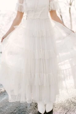 Whimsical Dress In White -CINZ Clothing Shop WEB WINTERWHITES whimsical 40 993918
