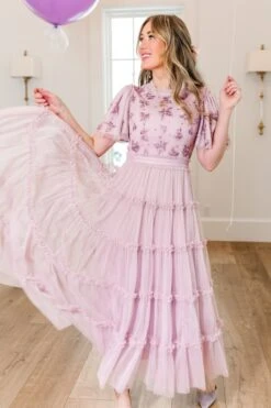 Anastasia Dress In Mauve -CINZ Clothing Shop WEB anastasiamauve lovers23 1 12 479779