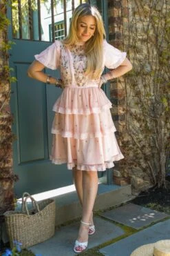 Ingrid Embroidered Dress - FINAL SALE -CINZ Clothing Shop WEBAdultIngrid 4 202091