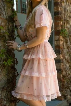 Ingrid Embroidered Dress - FINAL SALE -CINZ Clothing Shop WEBAdultIngrid 5 751395