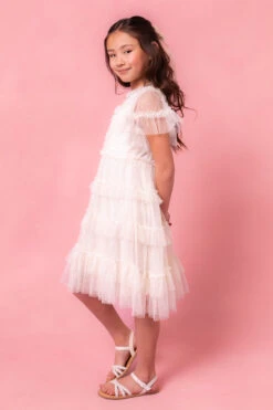 Mini Whimsical Dress In White -CINZ Clothing Shop WhisicalWhite Studio Reshoot24 4