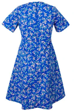Mini Allie Dress In Royal Blue -CINZ Clothing Shop allie blue mini back