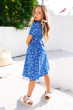 Mini Allie Dress In Royal Blue -CINZ Clothing Shop allieblue 08