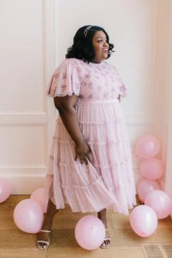 Anastasia Dress In Mauve -CINZ Clothing Shop anastasia mauve 02 454222