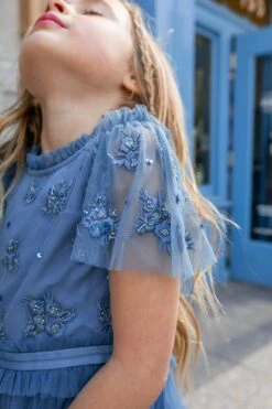 Mini Anastasia Dress In Tufts Blue - FINAL SALE -CINZ Clothing Shop anastasia momandme 0109 992208