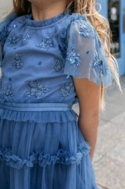 Mini Anastasia Dress In Tufts Blue - FINAL SALE -CINZ Clothing Shop anastasia momandme 0112