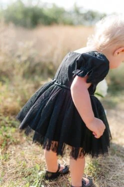 Baby Ballerina Dress Set In Black -CINZ Clothing Shop baby ballerina black 08 576793